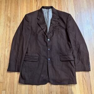 Fioravanti Couture Blazer Mens 44 Cashmere Brown Sport Coat 3 Button Jacket
